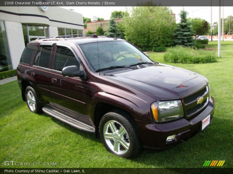 Dark Cherry Metallic / Ebony 2008 Chevrolet TrailBlazer LT 4x4