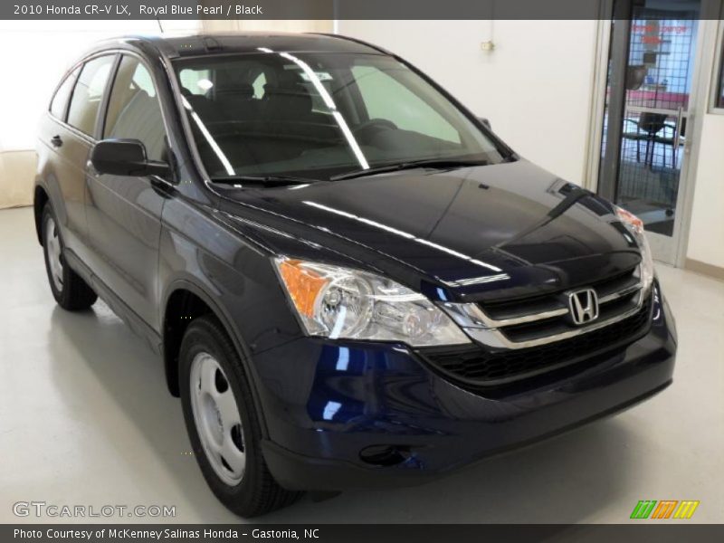 Royal Blue Pearl / Black 2010 Honda CR-V LX
