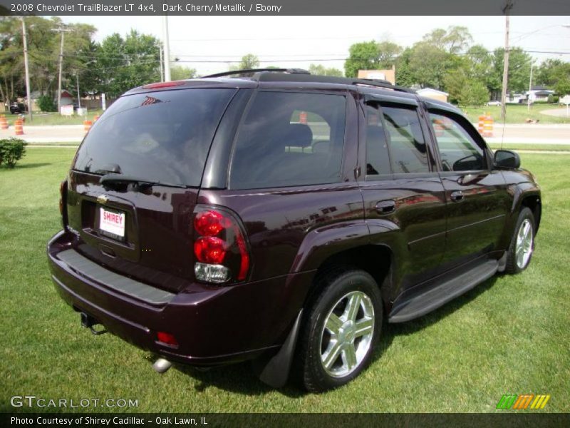 Dark Cherry Metallic / Ebony 2008 Chevrolet TrailBlazer LT 4x4