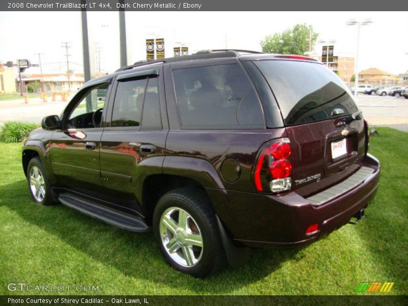 Dark Cherry Metallic / Ebony 2008 Chevrolet TrailBlazer LT 4x4