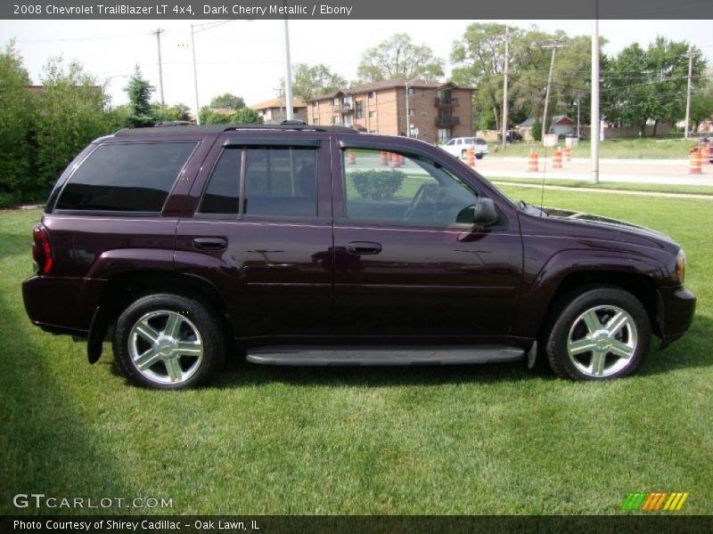 Dark Cherry Metallic / Ebony 2008 Chevrolet TrailBlazer LT 4x4