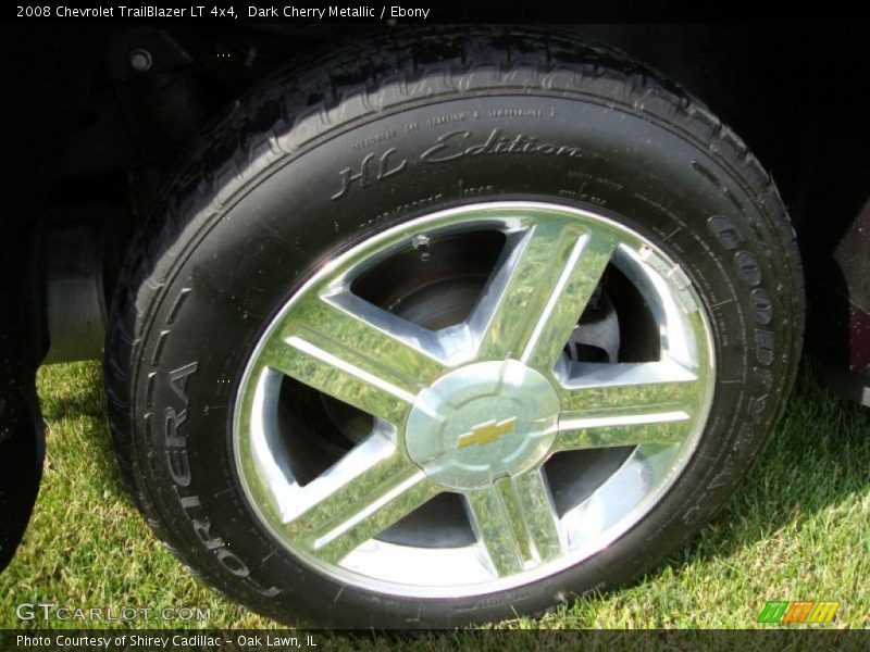 Dark Cherry Metallic / Ebony 2008 Chevrolet TrailBlazer LT 4x4