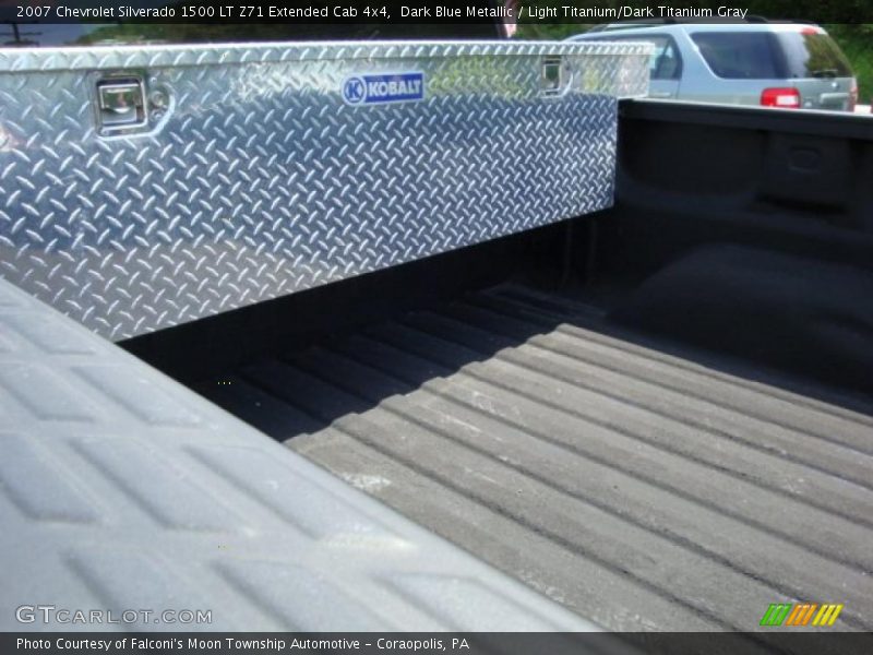 Dark Blue Metallic / Light Titanium/Dark Titanium Gray 2007 Chevrolet Silverado 1500 LT Z71 Extended Cab 4x4