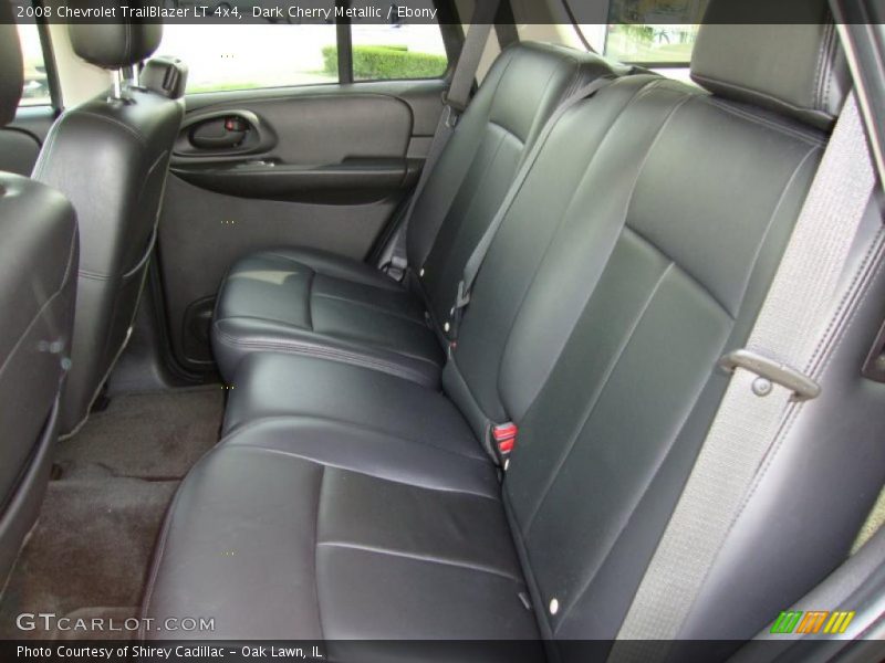 Dark Cherry Metallic / Ebony 2008 Chevrolet TrailBlazer LT 4x4