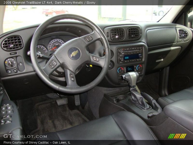 Dark Cherry Metallic / Ebony 2008 Chevrolet TrailBlazer LT 4x4
