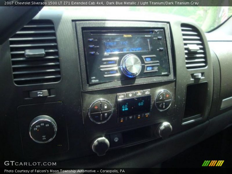 Dark Blue Metallic / Light Titanium/Dark Titanium Gray 2007 Chevrolet Silverado 1500 LT Z71 Extended Cab 4x4