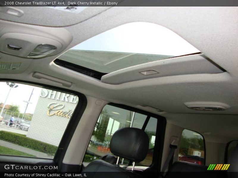 Dark Cherry Metallic / Ebony 2008 Chevrolet TrailBlazer LT 4x4