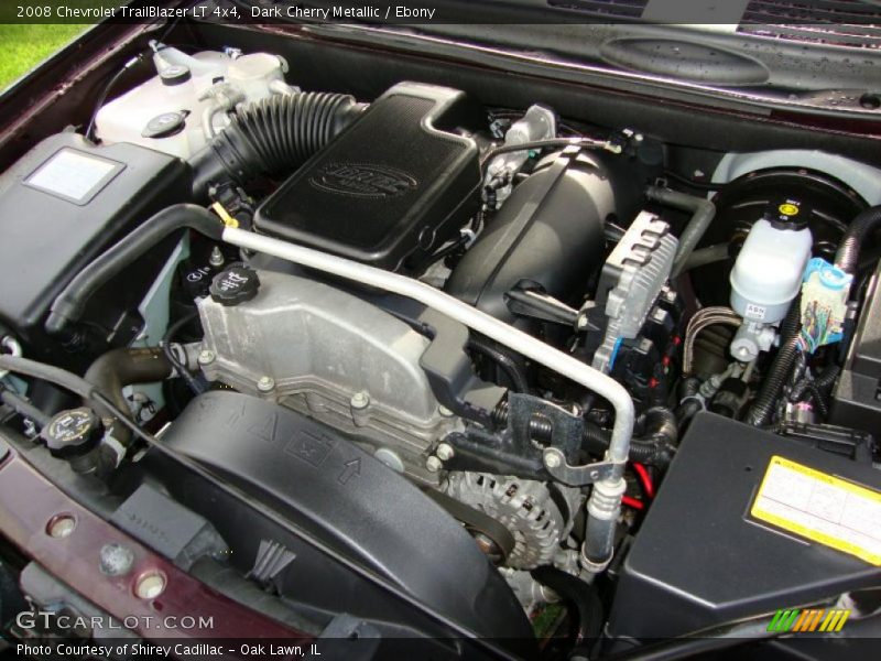 Dark Cherry Metallic / Ebony 2008 Chevrolet TrailBlazer LT 4x4