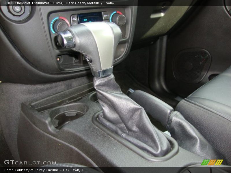 Dark Cherry Metallic / Ebony 2008 Chevrolet TrailBlazer LT 4x4