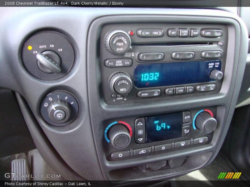Dark Cherry Metallic / Ebony 2008 Chevrolet TrailBlazer LT 4x4