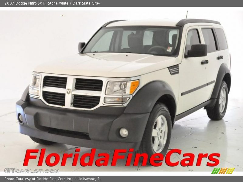 Stone White / Dark Slate Gray 2007 Dodge Nitro SXT