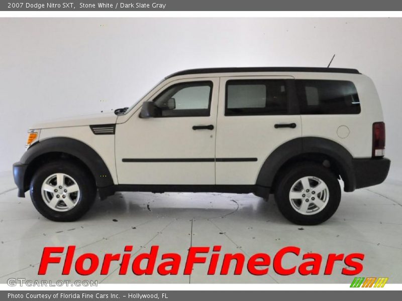 Stone White / Dark Slate Gray 2007 Dodge Nitro SXT