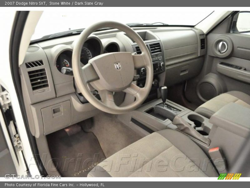 Stone White / Dark Slate Gray 2007 Dodge Nitro SXT