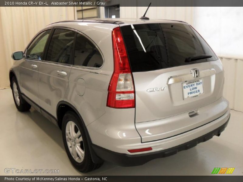 Alabaster Silver Metallic / Gray 2010 Honda CR-V EX-L
