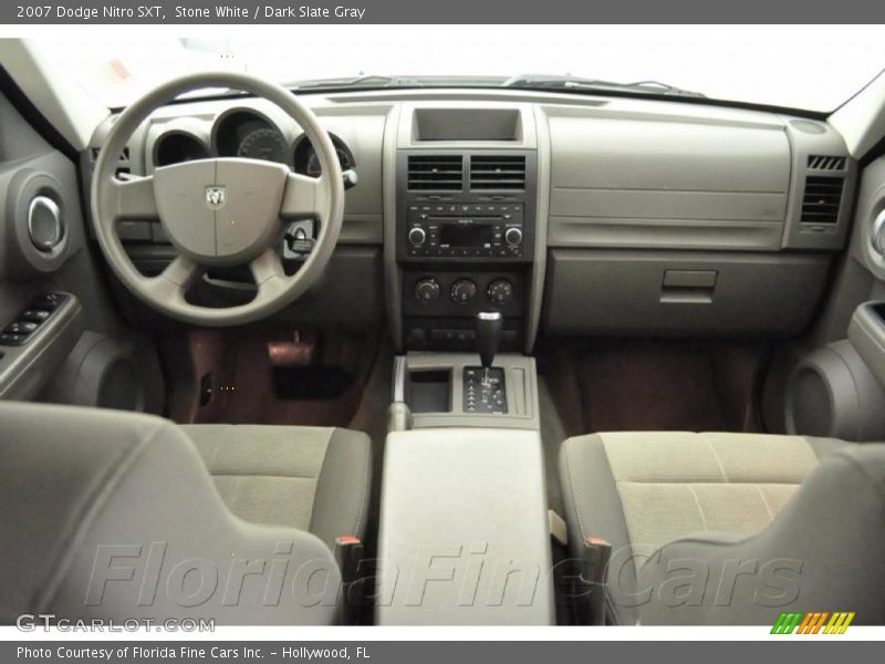 Stone White / Dark Slate Gray 2007 Dodge Nitro SXT
