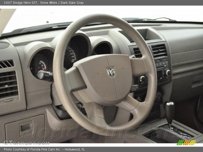 Stone White / Dark Slate Gray 2007 Dodge Nitro SXT
