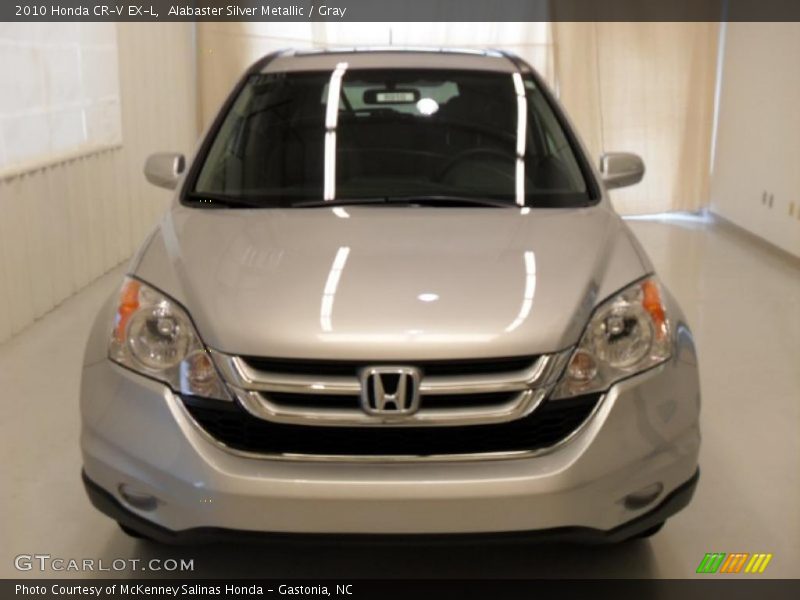 Alabaster Silver Metallic / Gray 2010 Honda CR-V EX-L
