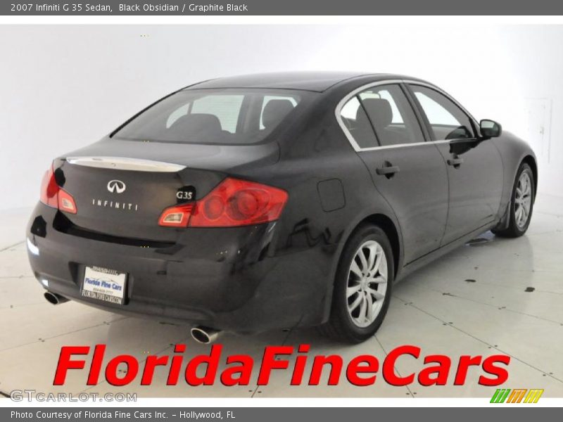 Black Obsidian / Graphite Black 2007 Infiniti G 35 Sedan