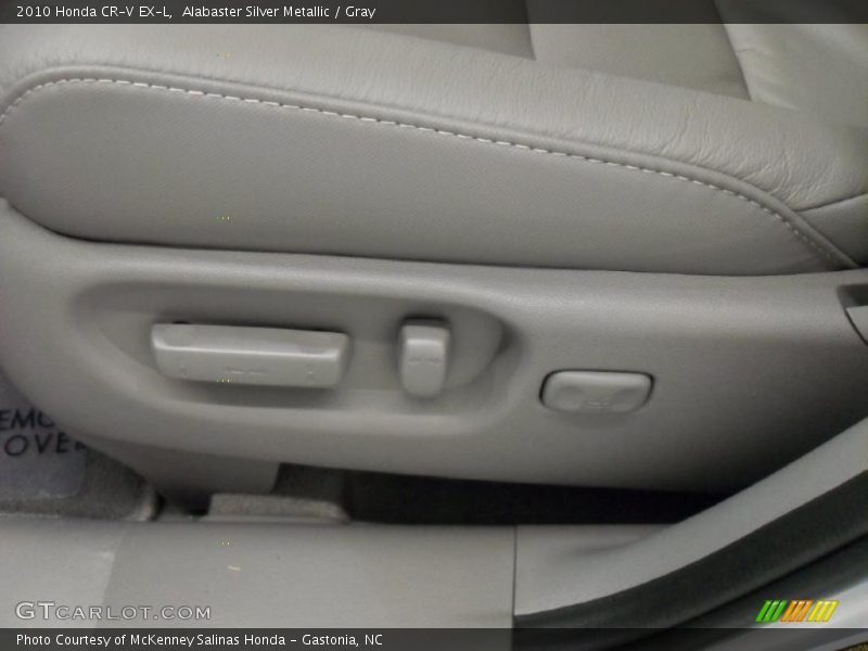 Alabaster Silver Metallic / Gray 2010 Honda CR-V EX-L