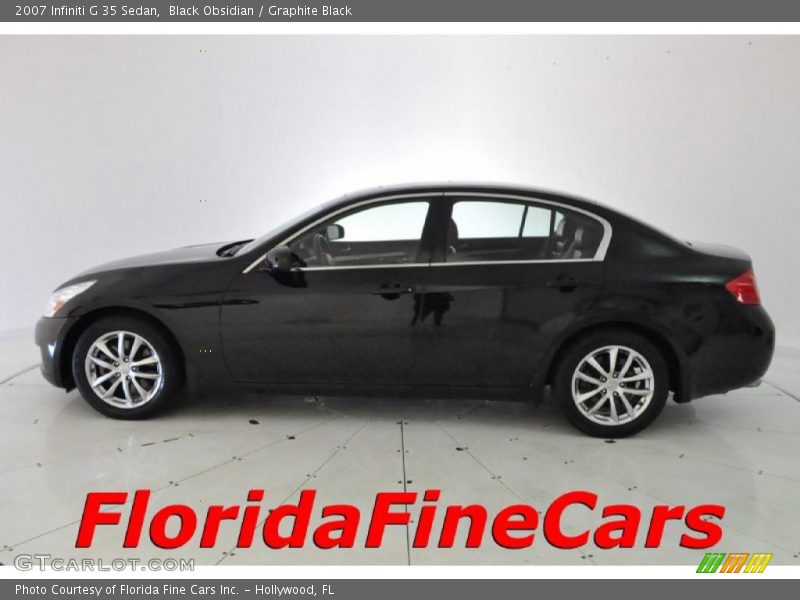 Black Obsidian / Graphite Black 2007 Infiniti G 35 Sedan