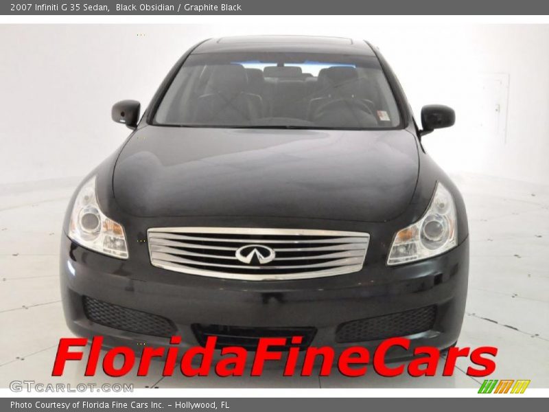 Black Obsidian / Graphite Black 2007 Infiniti G 35 Sedan