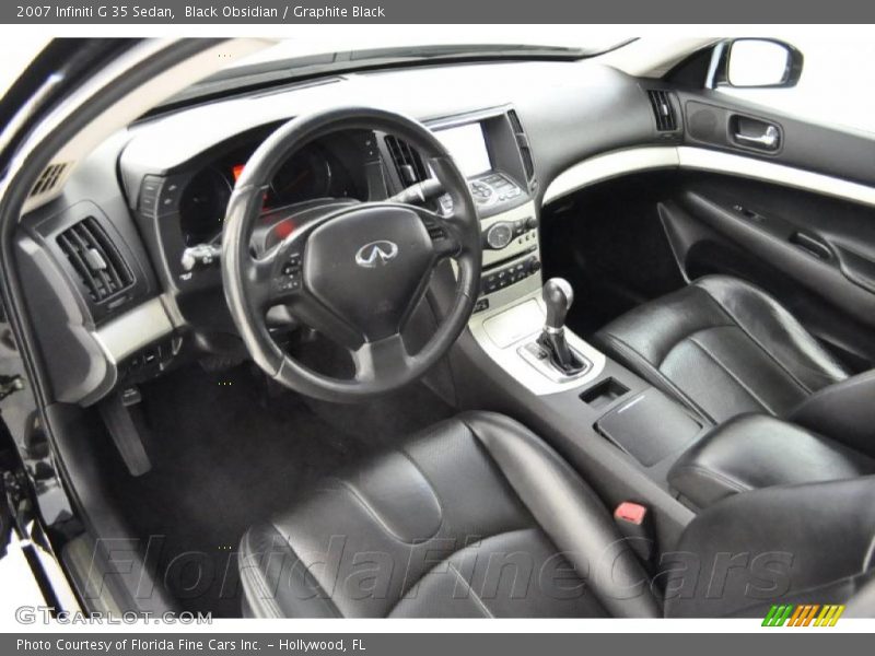 Black Obsidian / Graphite Black 2007 Infiniti G 35 Sedan
