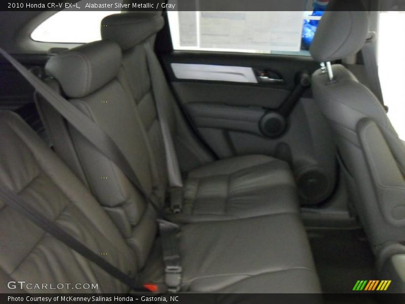 Alabaster Silver Metallic / Gray 2010 Honda CR-V EX-L