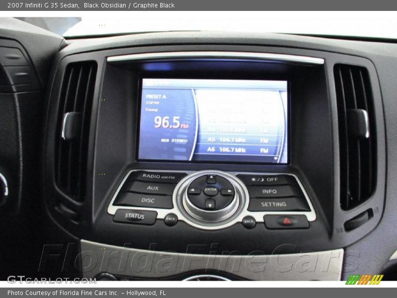 Black Obsidian / Graphite Black 2007 Infiniti G 35 Sedan