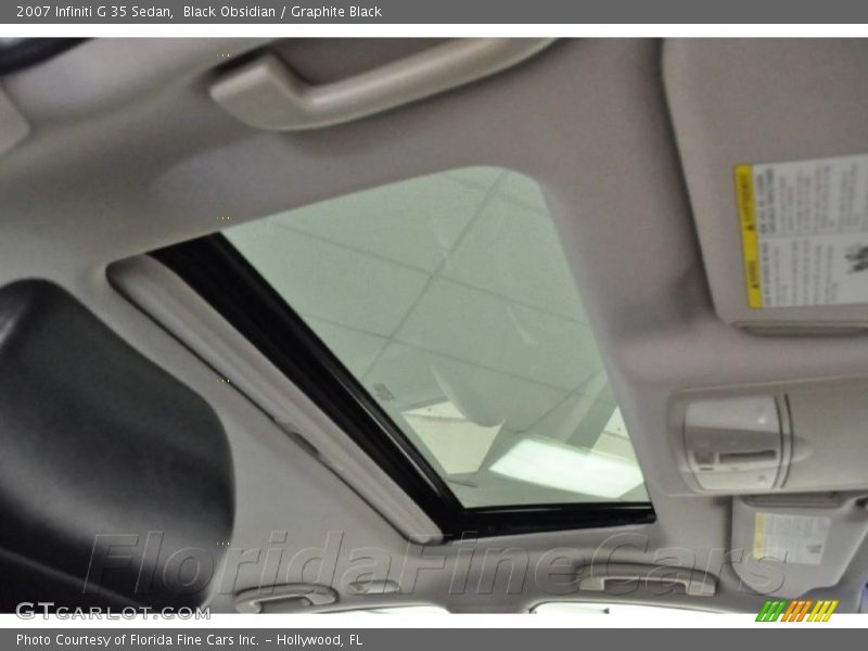 Black Obsidian / Graphite Black 2007 Infiniti G 35 Sedan