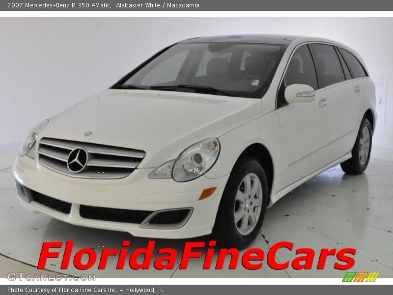 Alabaster White / Macadamia 2007 Mercedes-Benz R 350 4Matic