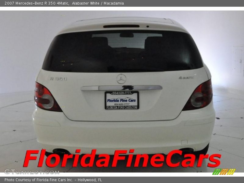 Alabaster White / Macadamia 2007 Mercedes-Benz R 350 4Matic