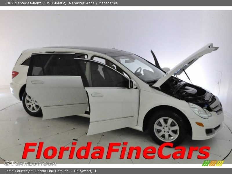 Alabaster White / Macadamia 2007 Mercedes-Benz R 350 4Matic
