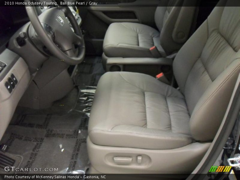Bali Blue Pearl / Gray 2010 Honda Odyssey Touring