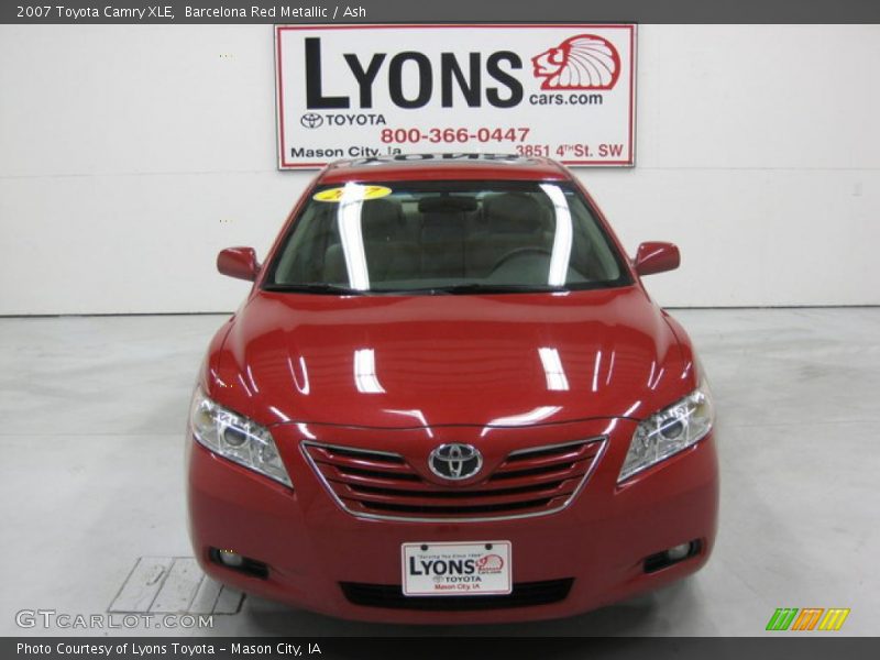 Barcelona Red Metallic / Ash 2007 Toyota Camry XLE