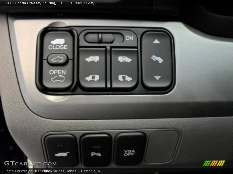 Bali Blue Pearl / Gray 2010 Honda Odyssey Touring
