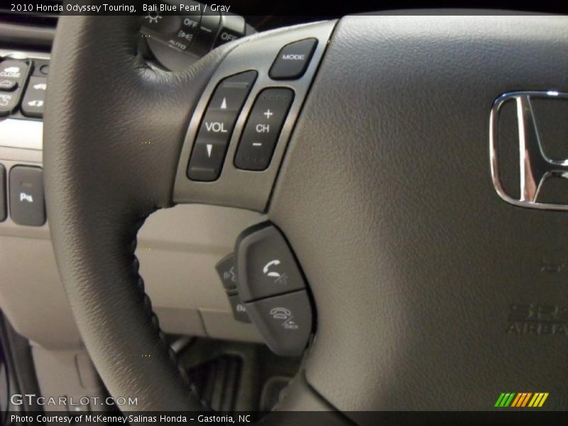 Bali Blue Pearl / Gray 2010 Honda Odyssey Touring