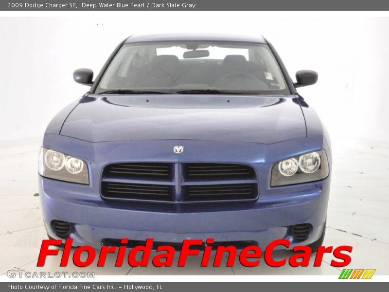 Deep Water Blue Pearl / Dark Slate Gray 2009 Dodge Charger SE