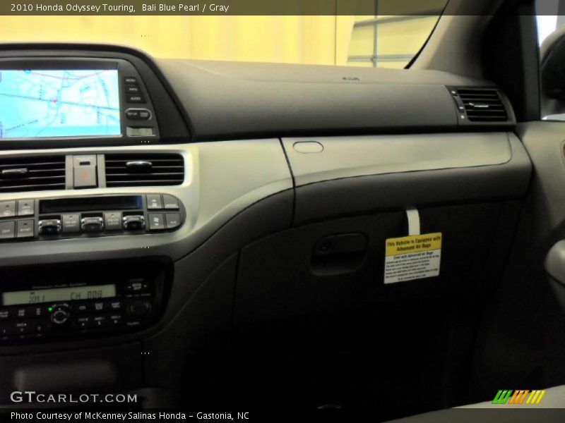 Bali Blue Pearl / Gray 2010 Honda Odyssey Touring