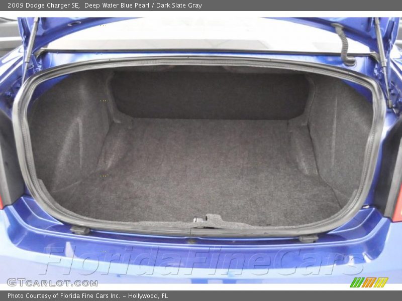 Deep Water Blue Pearl / Dark Slate Gray 2009 Dodge Charger SE