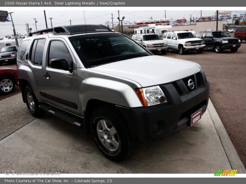 Silver Lightning Metallic / Steel/Graphite 2006 Nissan Xterra S 4x4