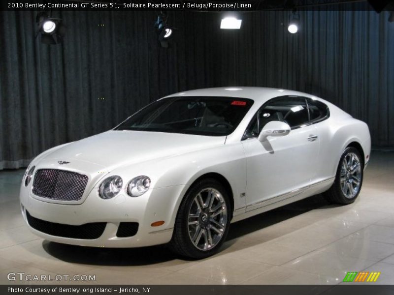 Solitaire Pearlescent / Beluga/Porpoise/Linen 2010 Bentley Continental GT Series 51
