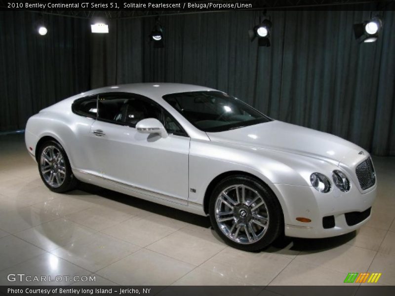 Solitaire Pearlescent / Beluga/Porpoise/Linen 2010 Bentley Continental GT Series 51