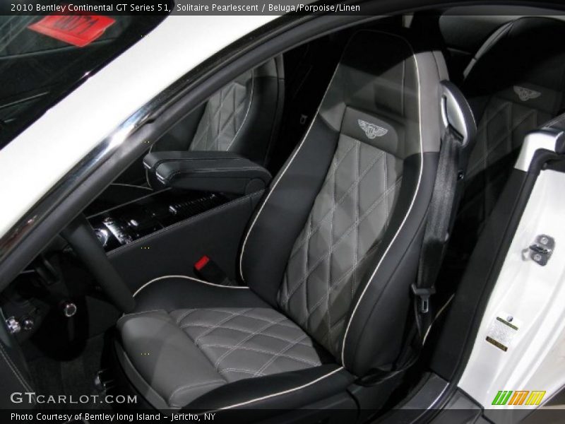 Solitaire Pearlescent / Beluga/Porpoise/Linen 2010 Bentley Continental GT Series 51