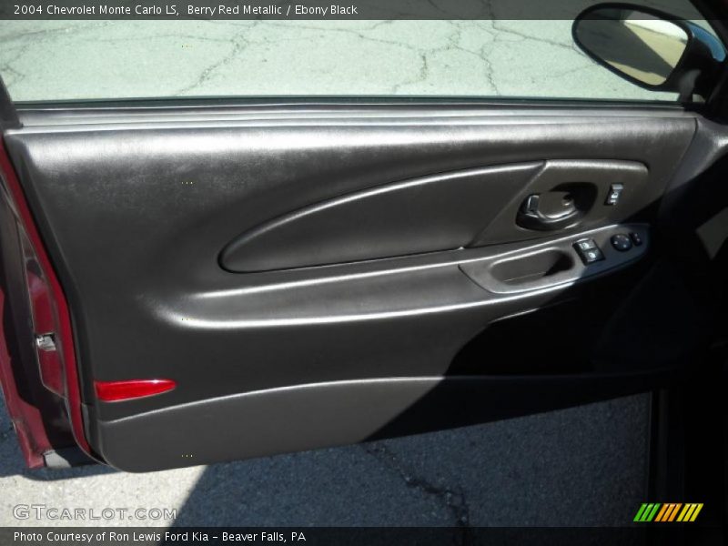 Berry Red Metallic / Ebony Black 2004 Chevrolet Monte Carlo LS