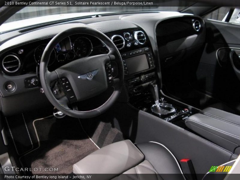 Solitaire Pearlescent / Beluga/Porpoise/Linen 2010 Bentley Continental GT Series 51