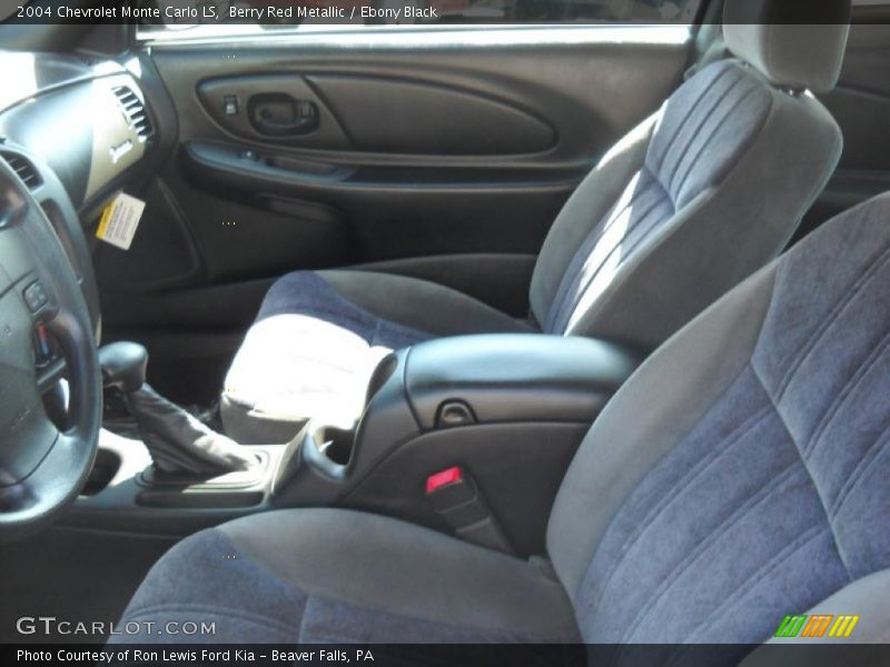 Berry Red Metallic / Ebony Black 2004 Chevrolet Monte Carlo LS