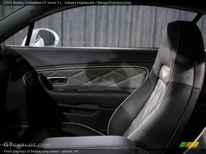 Solitaire Pearlescent / Beluga/Porpoise/Linen 2010 Bentley Continental GT Series 51