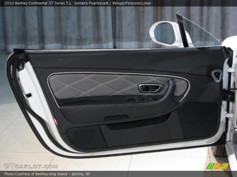 Solitaire Pearlescent / Beluga/Porpoise/Linen 2010 Bentley Continental GT Series 51