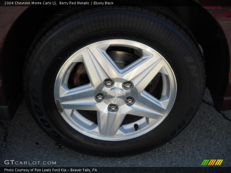 Berry Red Metallic / Ebony Black 2004 Chevrolet Monte Carlo LS