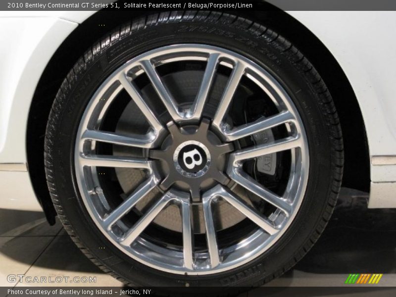 Solitaire Pearlescent / Beluga/Porpoise/Linen 2010 Bentley Continental GT Series 51